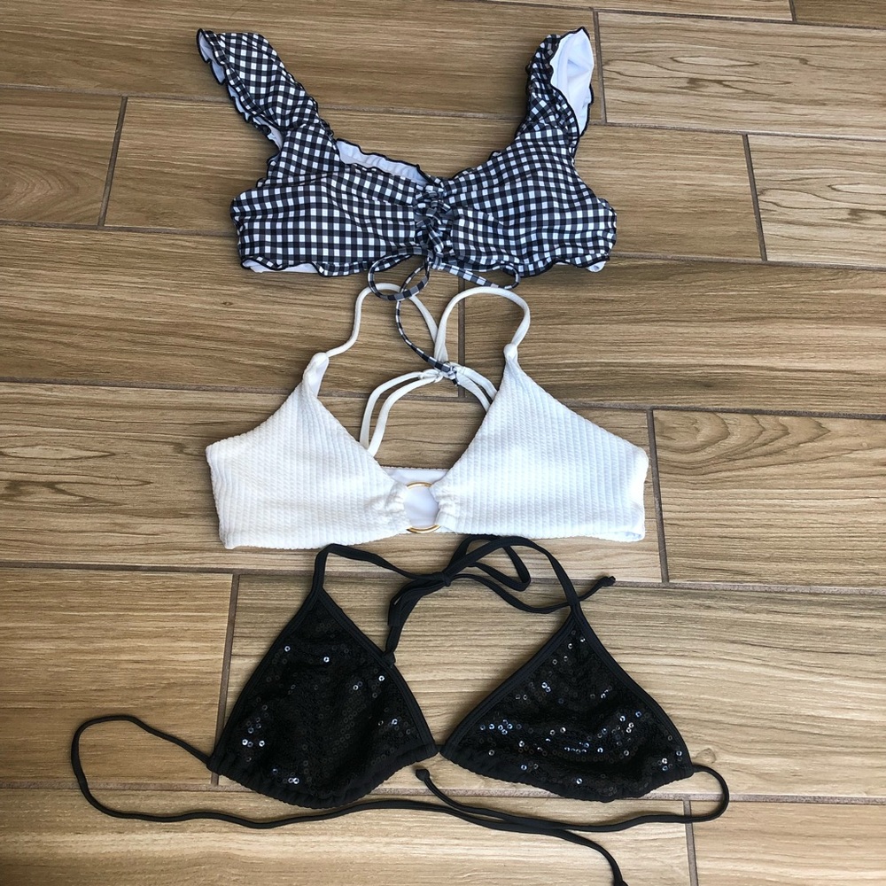 3-pack of bikini tops